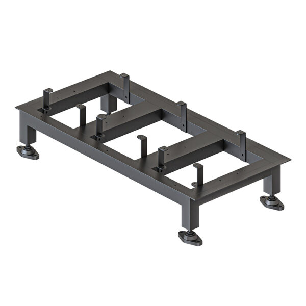 Bank of 3 Locker Stand