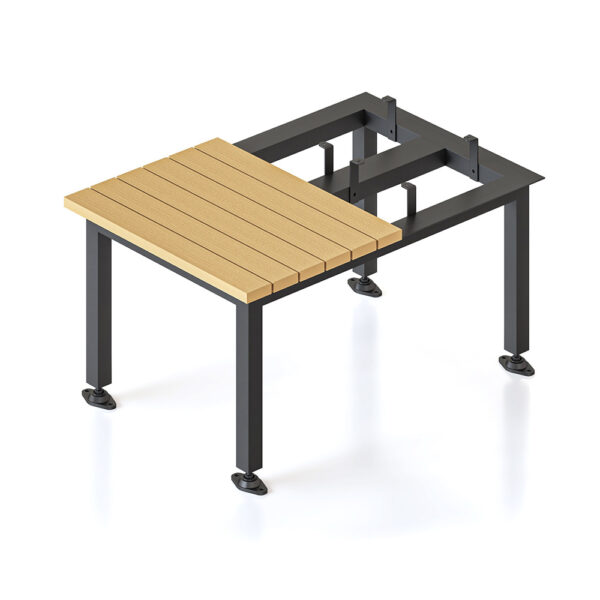 Bank of 2 Locker Seat + Stand