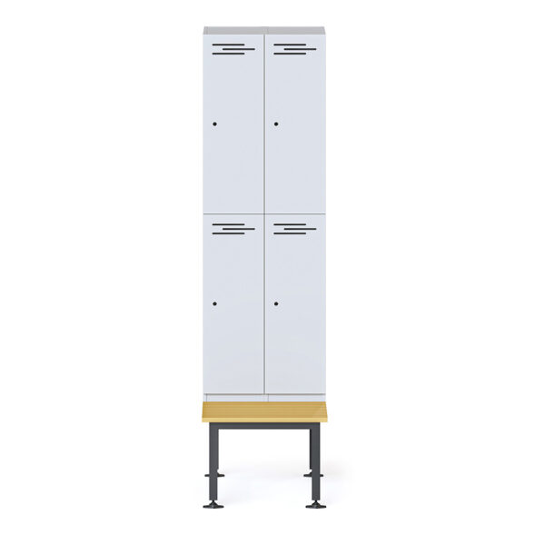 Bank of 2 Locker Seat + Stand