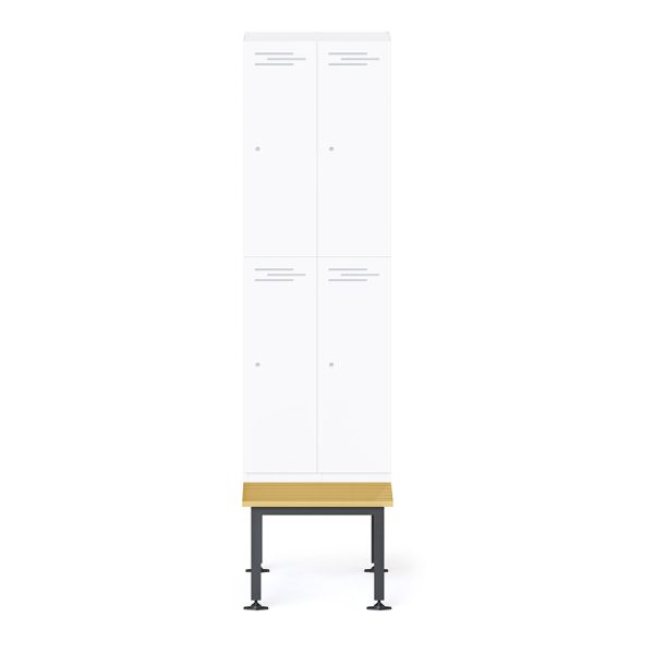Bank of 2 Locker Seat + Stand