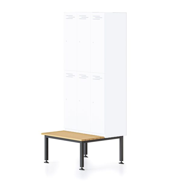 Bank of 3 Locker Seat + Stand