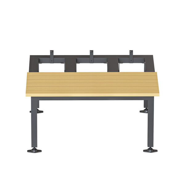 Bank of 3 Locker Seat + Stand